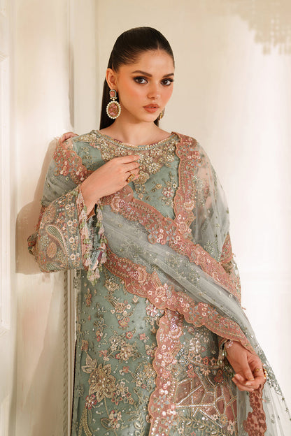 BAROQUE LUXURY EMBROIDERED CHIFFON - 3 PC UNSTITCHED