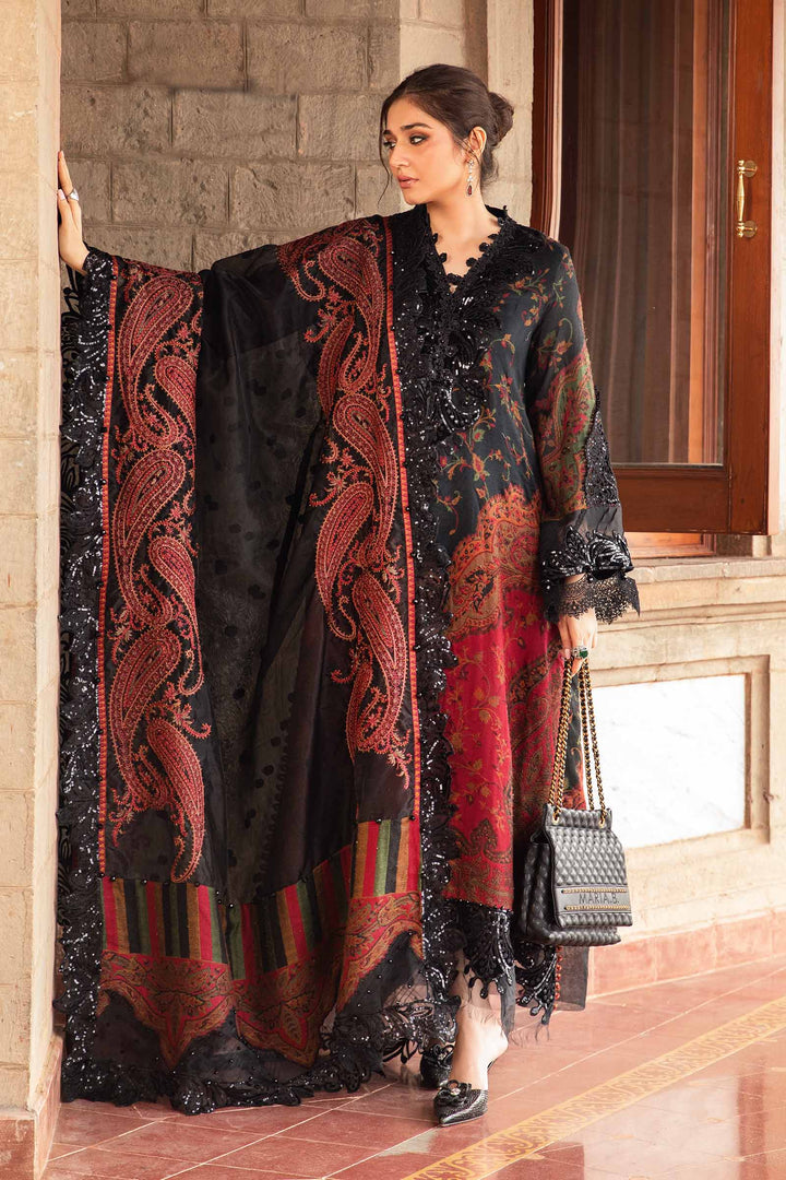MARIA B FORMALS EMBROIDERED PRINTED LAWN - 3 PC UNSTITCHED