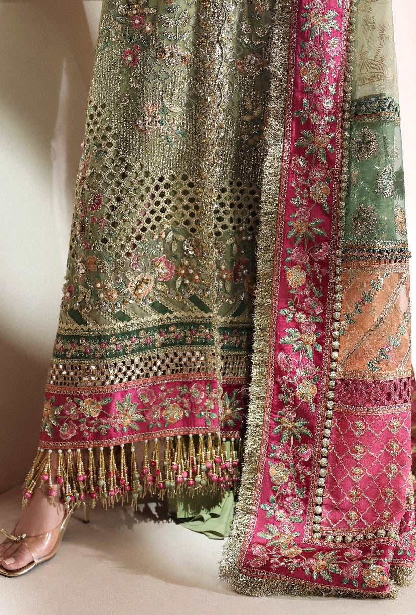 REPUBLIC WOMENSWEAR LUXURY EMBROIDERY ORGANZA - 3 PC UNSTITCHED