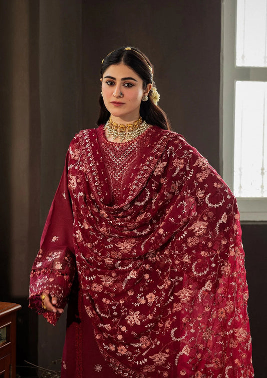 KAHF PREMIUM LUXURY EMBROIDERED LAWN - 3 PC UNSTITCHED