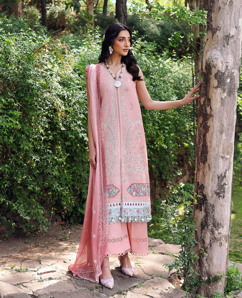 REPUBLIC WOMENSWEAR LUXURY EMBROIDERED LAWN - 3 PC UNSTITCHED