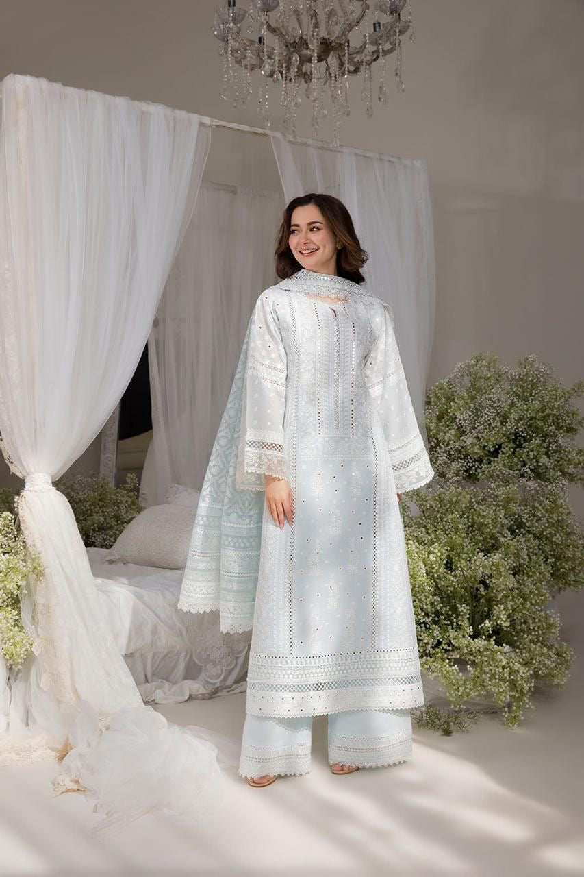 SOBIA NAZIR LUXURY EMBROIDERED LAWN - 3 PC UNSTITCHED