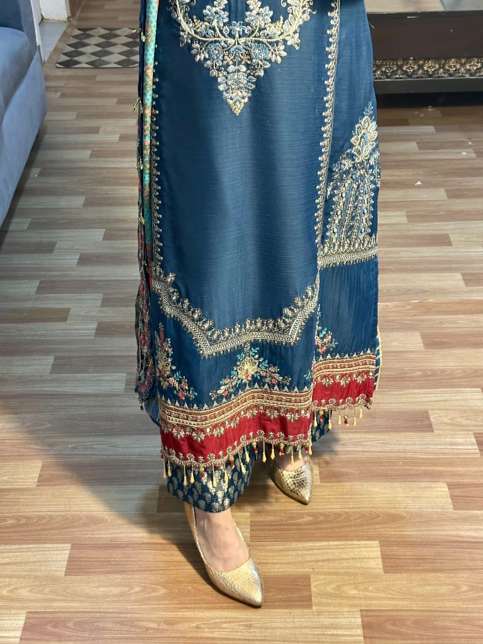 HOORAIN’S PRET LUXURY EMBROIDERED CHIFFON - 3 PC STITCHED