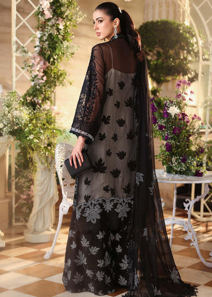 MARIA B LUXURY EMBROIDERED CHIFFON - 3 PC UNSTITCHED