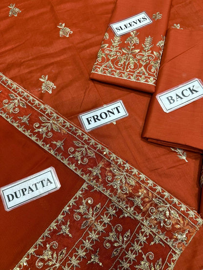 SHEENORA EMBROIDERED LAWN - 3 PC UNSTITCHED