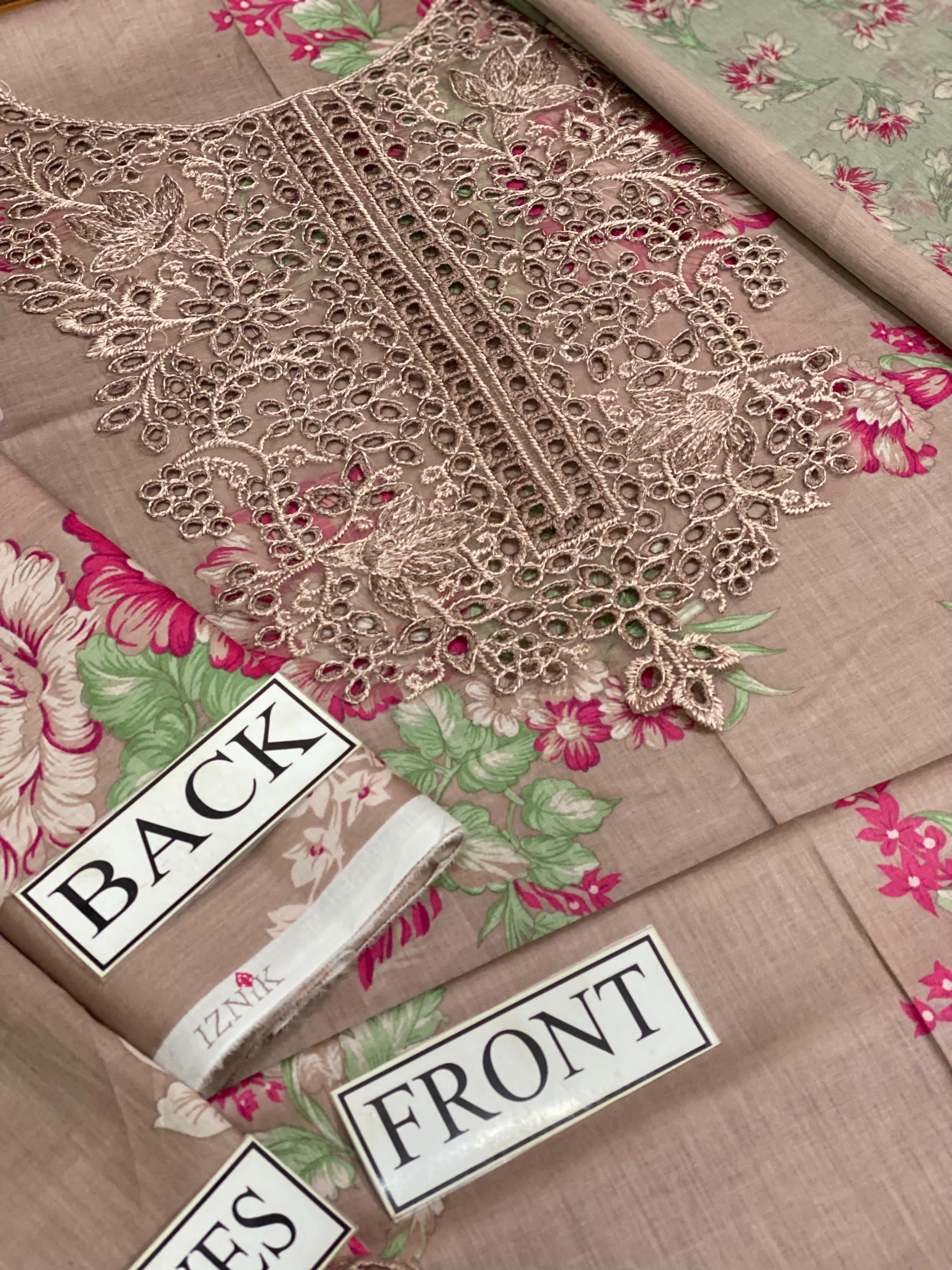 IZNIK FORMALS PRINTED EMBROIDERED LAWN - 3 PC UNSTITCHED