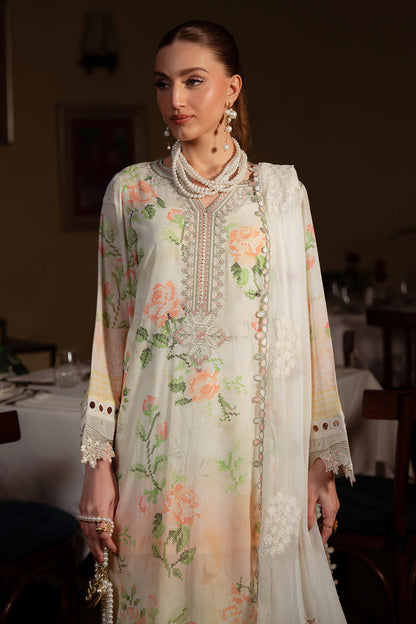 NUREH PRINTED EMBROIDERED LAWN - 3 PC UNSTITCHED