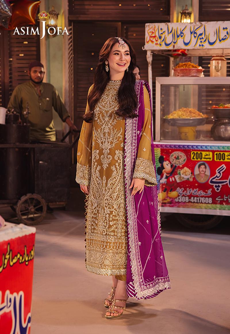 ASIM JOFA LUXURY EMBROIDERED CHIFFON - 3 PC UNSTITCHED