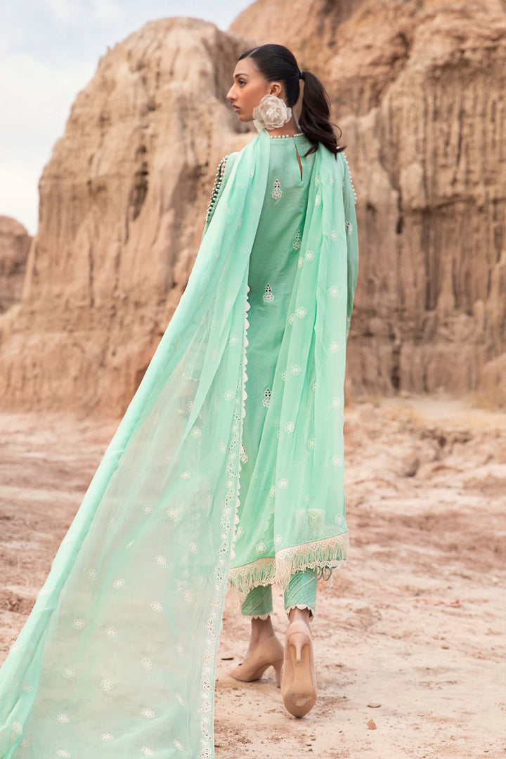 MARIA B EMBROIDERED CHIKANKARI LAWN - 3 PC UNSTITCHED