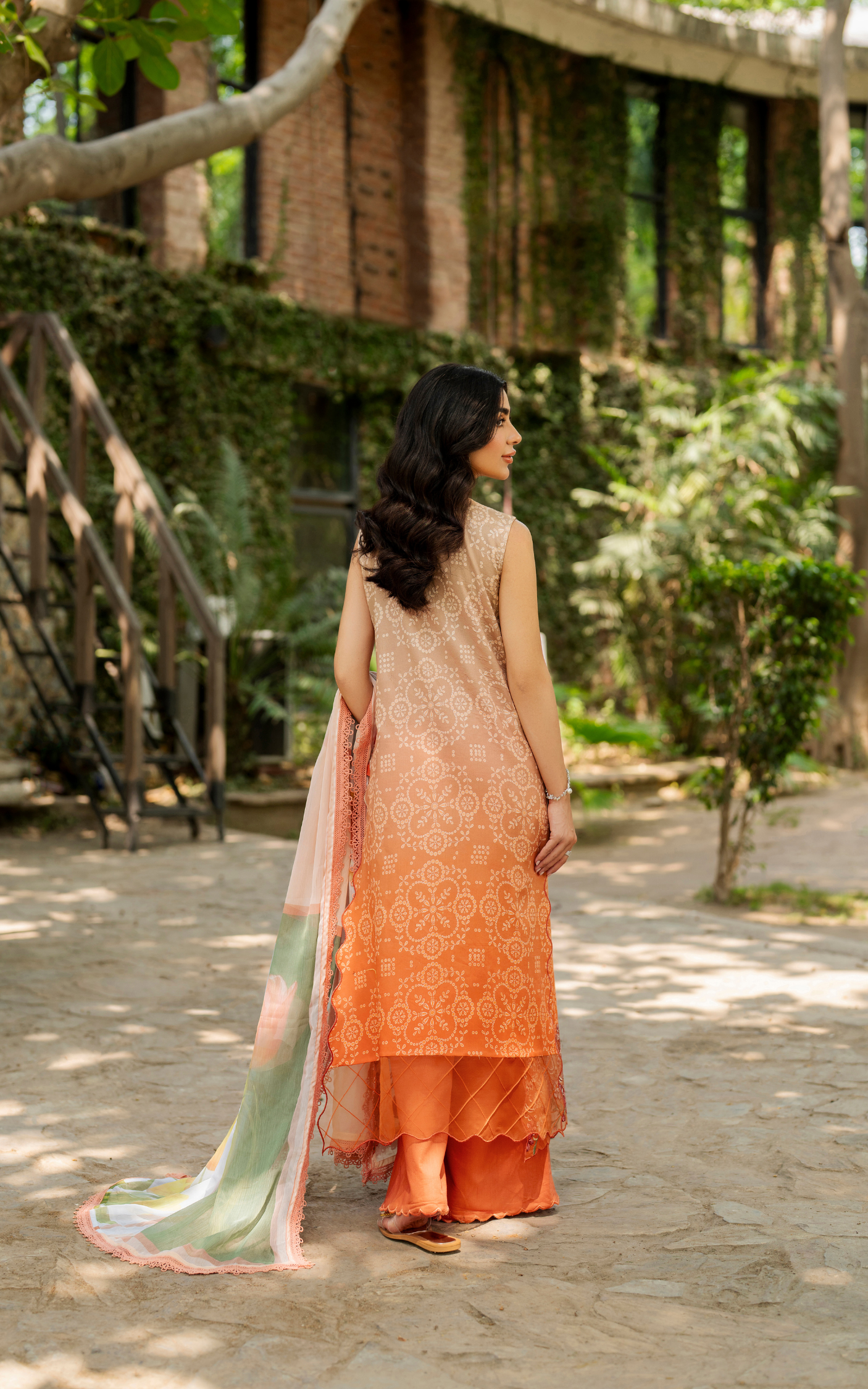 ASIFA NABEEL PRINTED EMBROIDERED LAWN - 3 PC UNSTITCHED