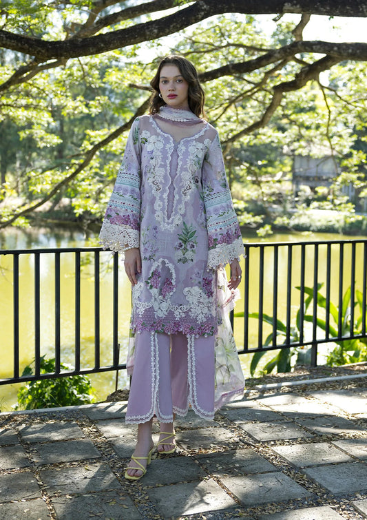 ELAF PREMIUM PRINTED EMBROIDERED LAWN - 3 PC UNSTITCHED
