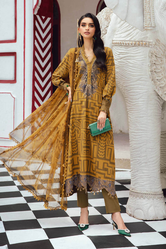 MARIA B FORMALS EMBROIDERED LAWN - 3 PC UNSTITCHED