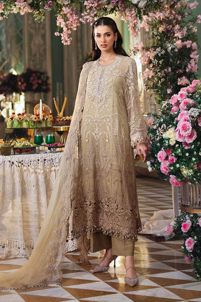 MARIA B PREMIUM EMBROIDERED CHIFFON - 3 PC UNSTITCHED