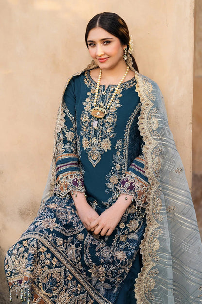 IMROZIA LUXURY EMBROIDERED CHIFFON - 3 PC UNSTITCHED