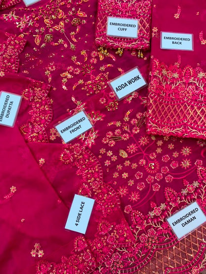 EMAAN ADEEL LUXURY EMBROIDERED CHIFFON - 3 PC UNSTITCHED