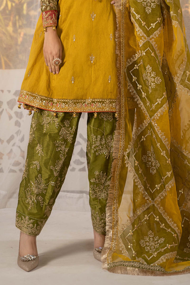 MARIA B LUXURY EMBROIDERED ORGANZA - 3 PC UNSTITCHED