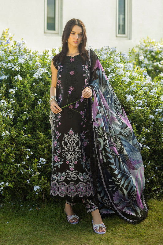 MUSHQ LUXURY EMBROIDERED CHIKANKARI LAWN - 3 PC UNSTITCHED