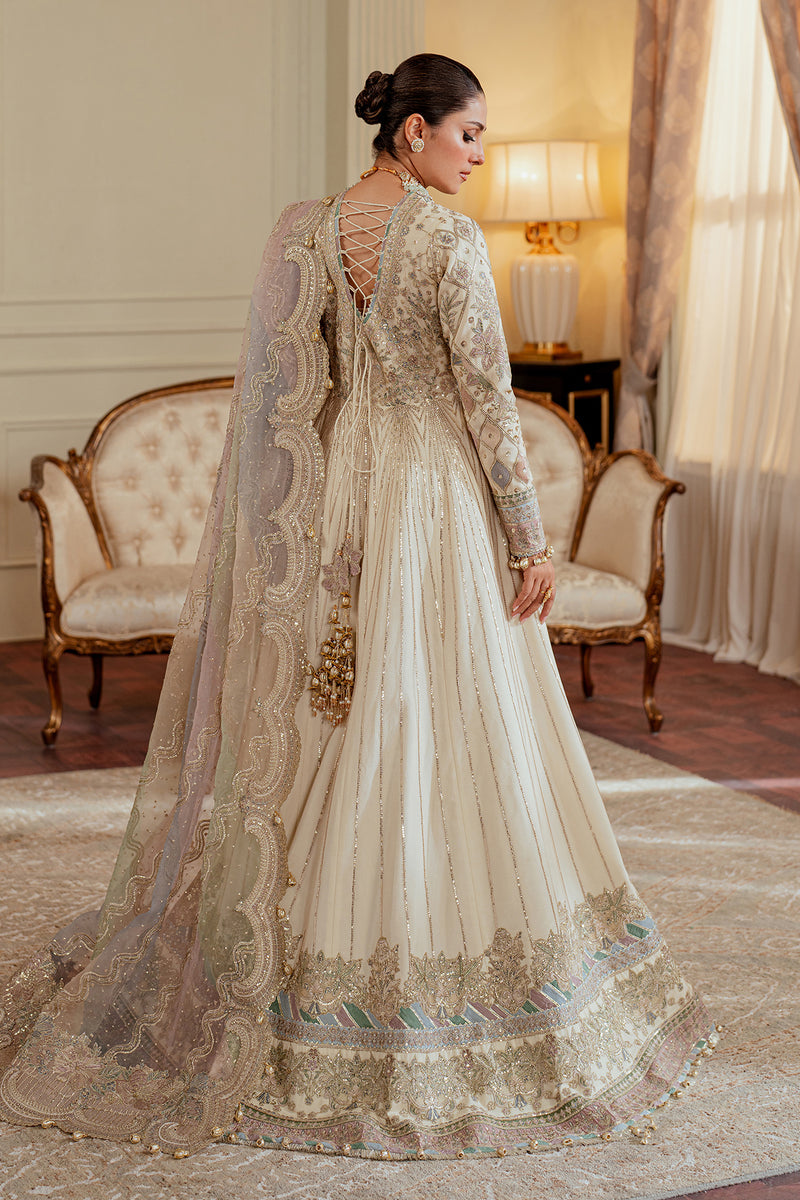 BAROQUE CHANTELLE LUXURY EMBROIDERED NET - 3 PC UNSTITCHED