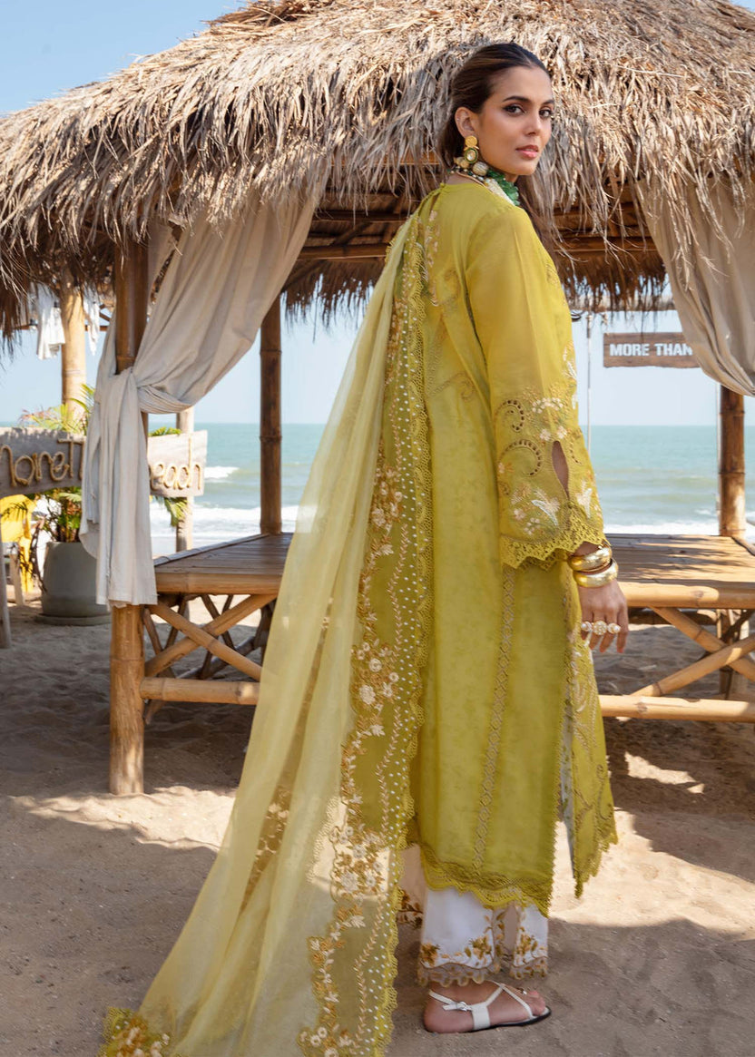 SAIRA SHAKIRA CHIKANKARI EMBROIDERED LAWN - 3 PC UNSTITCHED