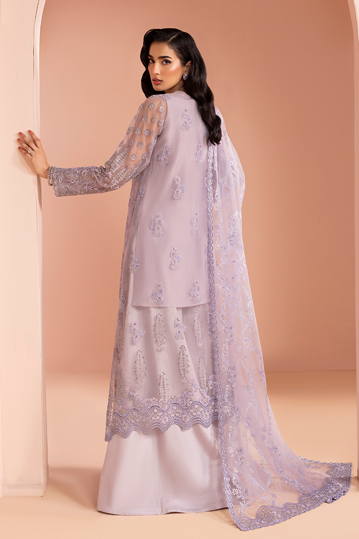 LAVISH PREMIUM EMBROIDERED CHIFFON - 3 PC UNSTITCHED