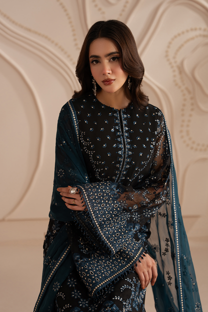 LAVISH PREMIUM EMBROIDERED CHIFFON - 3 PC UNSTITCHED