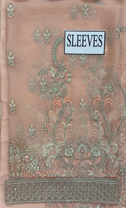 GULAAL EMBROIDERED CHIFFON - 3 PC UNSTITCHED