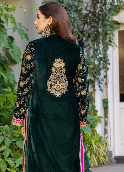 ZAINAB CHOTTANI LUXURY EMBROIDERED VELVET - 3 PC UNSTITCHED