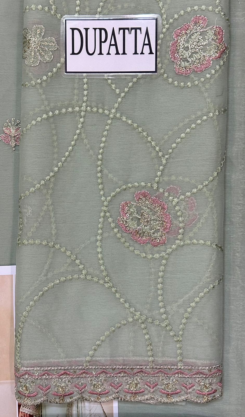 RAMSHA EMBROIDERED CHIFFON - 3 PC UNSTITCHED