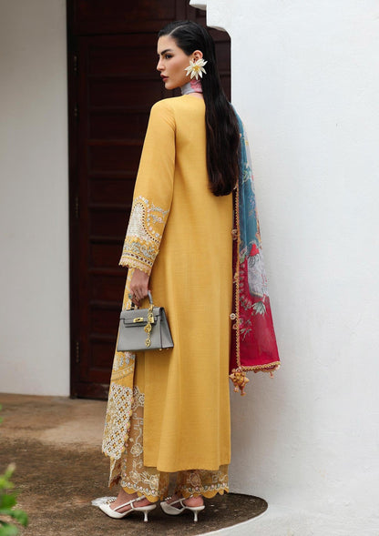 QALAMKAR SAHIL LUXURY EMBROIDERED LAWN - 3 PC UNSTITCHED