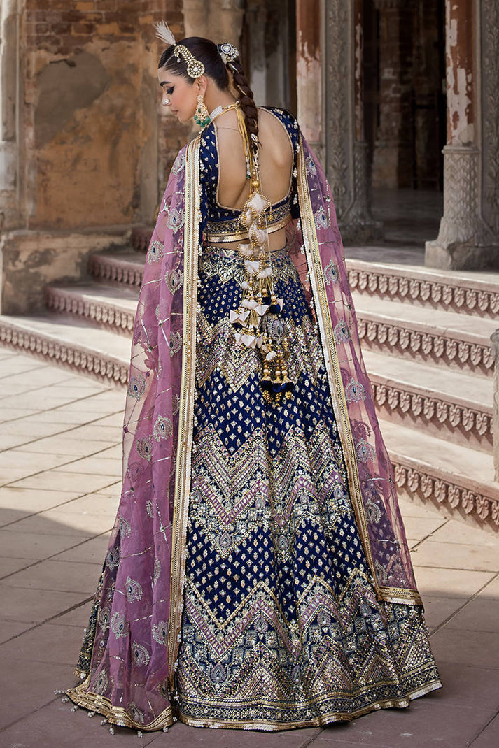 MOSHIN NAVEED RANJHA SHAHTAJ LUXURY WEDDING ORGANZA - 3 PC UNSTITCHED
