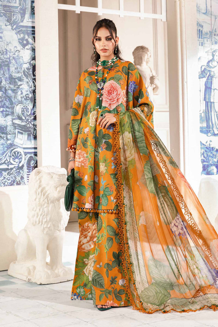 MARIA B FORMALS PRINTED EMBROIDERED LAWN - 3 PC UNSTITCHED