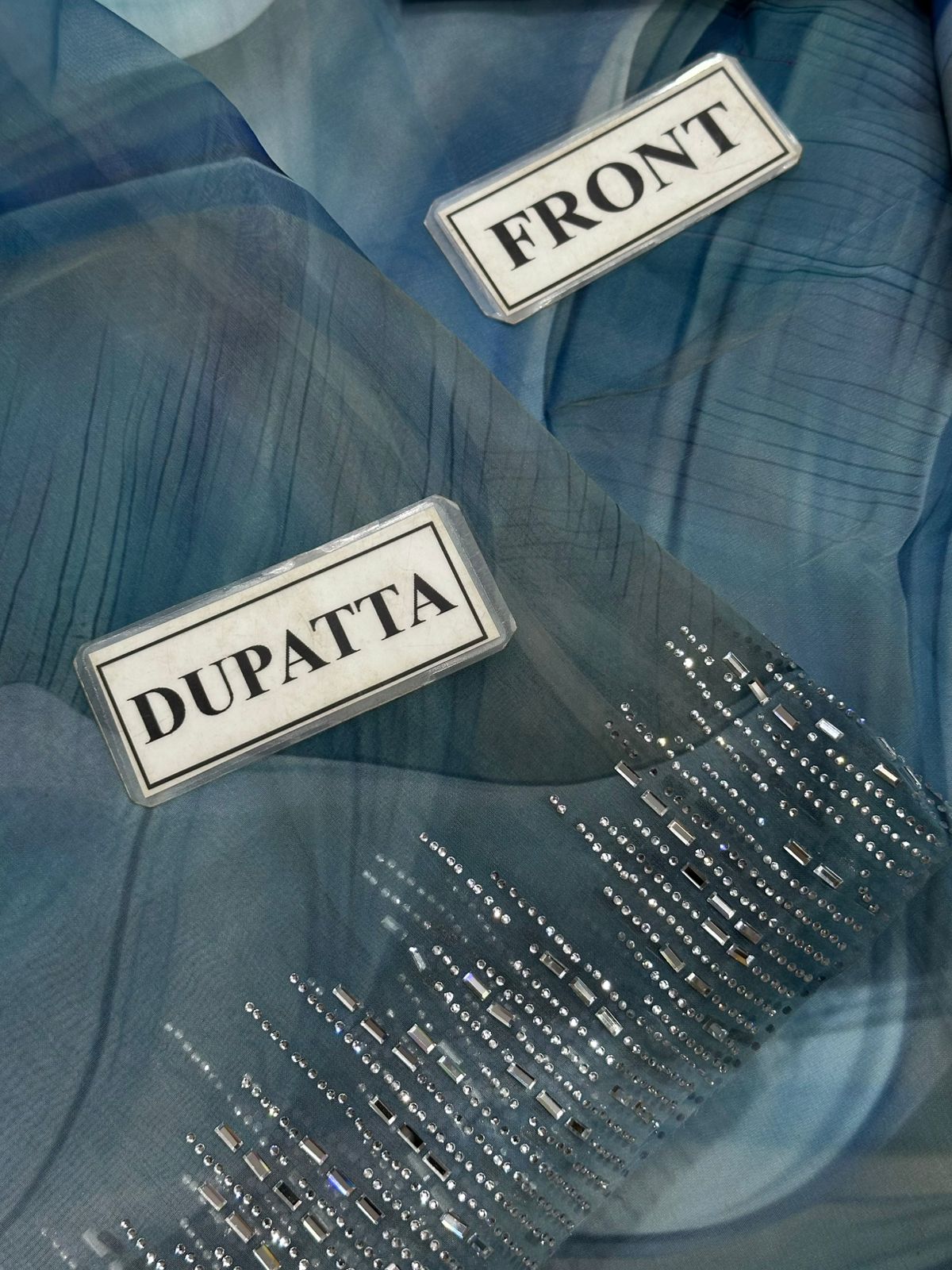 AZMIN DIGITAL PRINTED ORGANZA - 3 PC UNSTITCHED