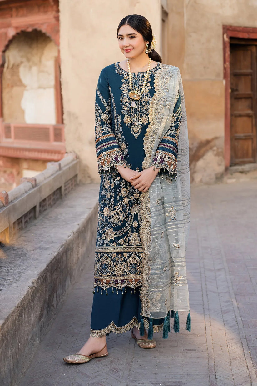 IMROZIA LUXURY EMBROIDERED CHIFFON - 3 PC UNSTITCHED