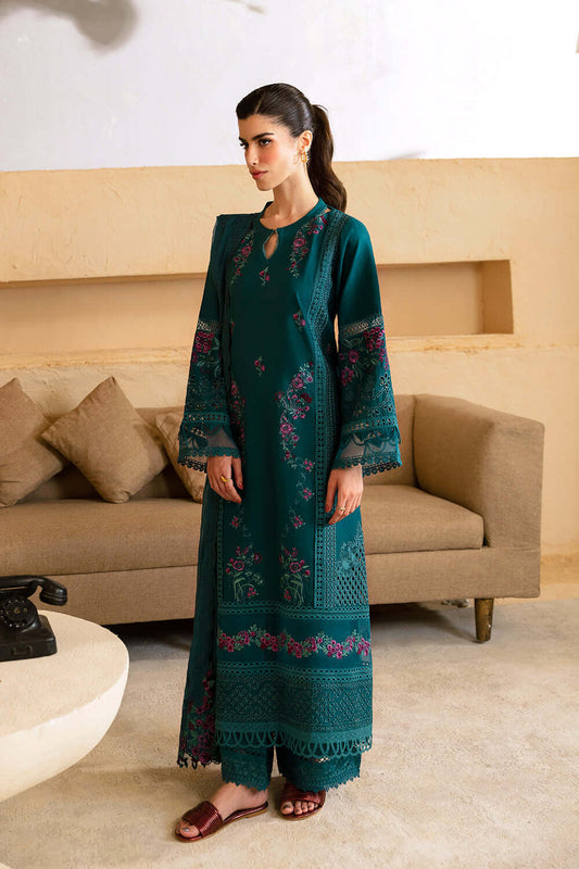 AZURE EMBROIDERED CHIKANKARI LAWN - 3 PC UNSTITCHED
