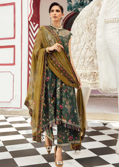 MARIA B FORMALS PRINTED EMBROIDERED LAWN - 3 PC UNSTITCHED