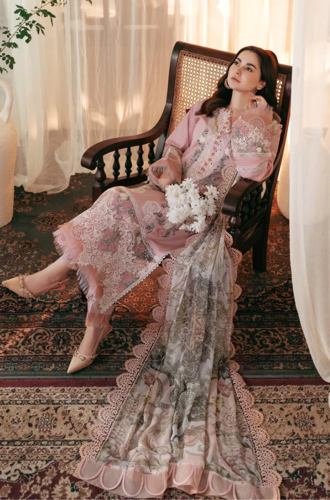 JADE EMBROIDERED CHIKANKARI LAWN - 3 PC UNSTITCHED