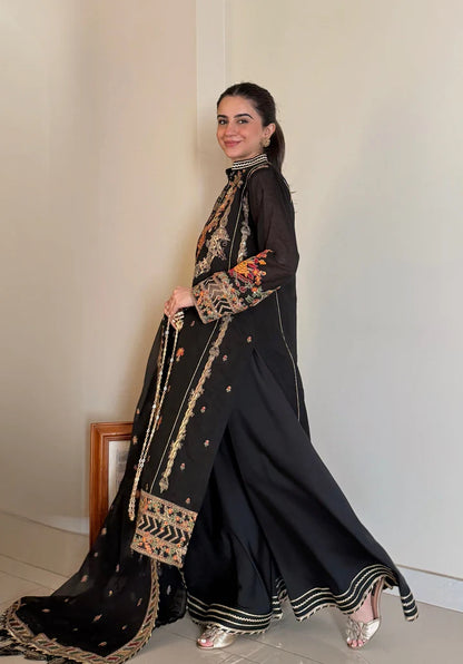 3 PC KHADDI NET (MISHI) - STITCHED