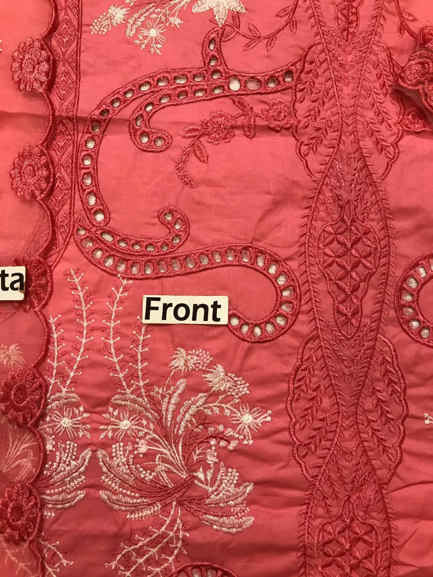 SAIRA SHAKIRA CHIKANKARI EMBROIDERED LAWN - 3 PC UNSTITCHED