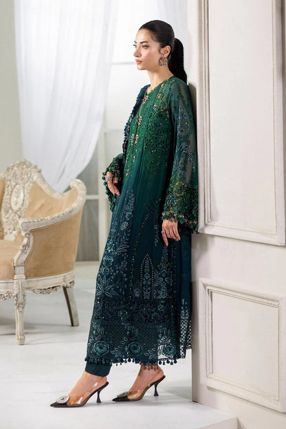MARIA B EMBROIDERED CHIFFON HAND EMBELLISHED - 3 PC UNSTITCHED
