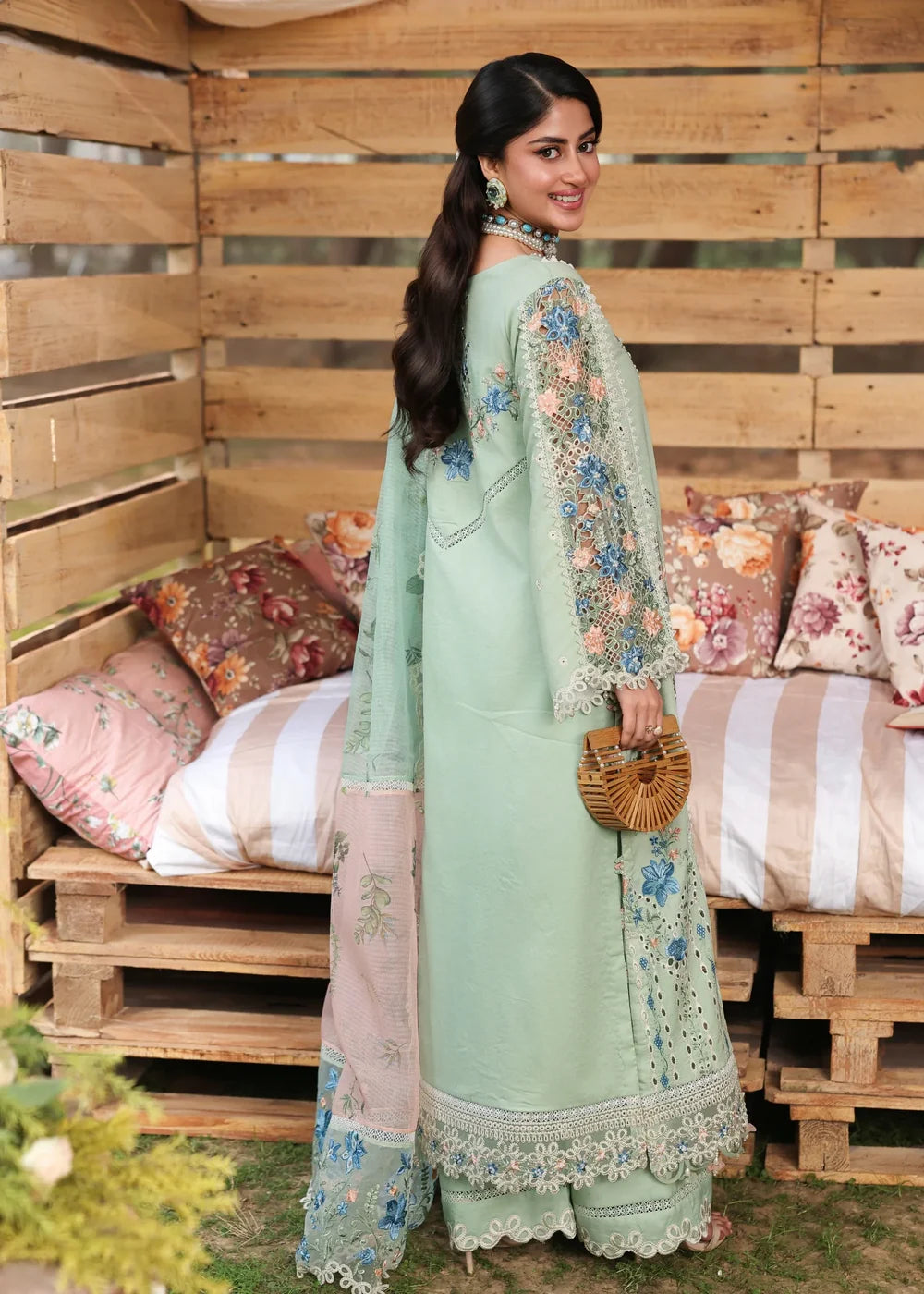SARDINIA LUXURY EMBROIDERED LAWN - 3 PC UNSTITCHED