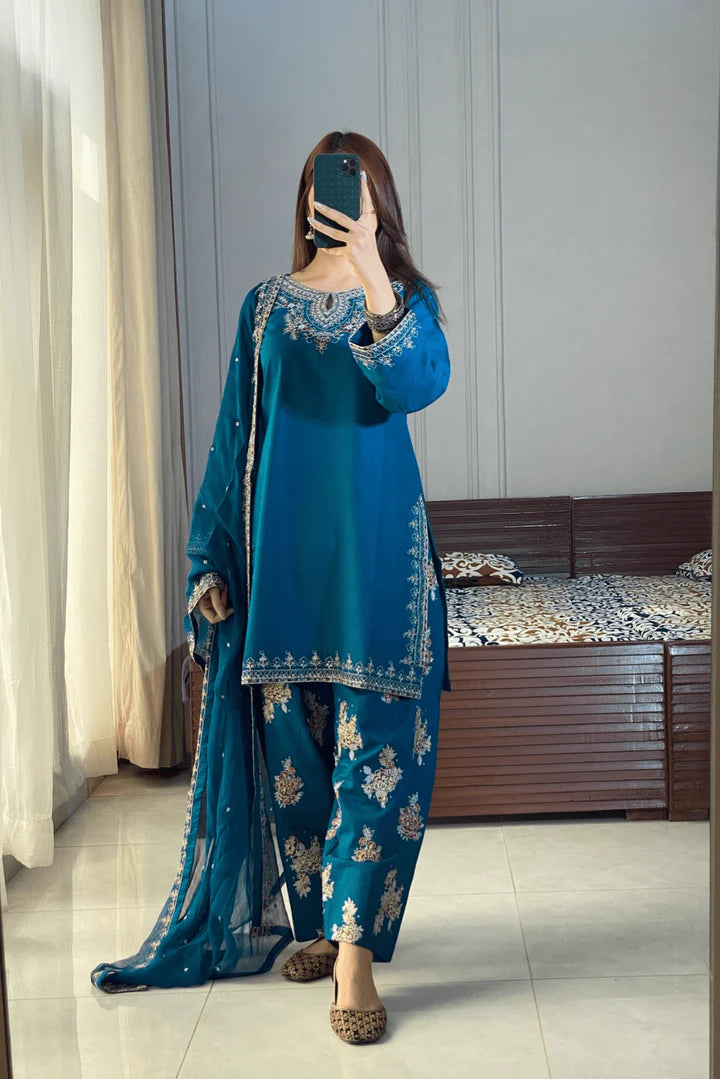 3 PC COTTON (HOOR) - STITCHED
