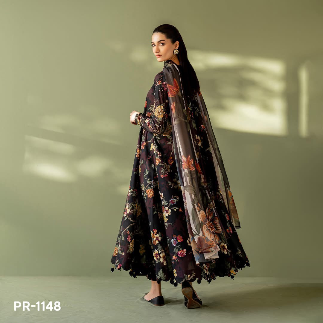 BAROQUE EMBROIDERED LAWN - 3 PC UNSTITCHED