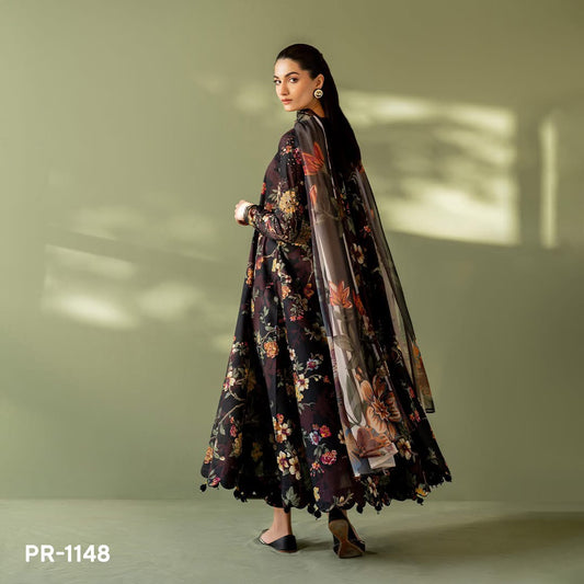 BAROQUE EMBROIDERED LAWN - 3 PC UNSTITCHED