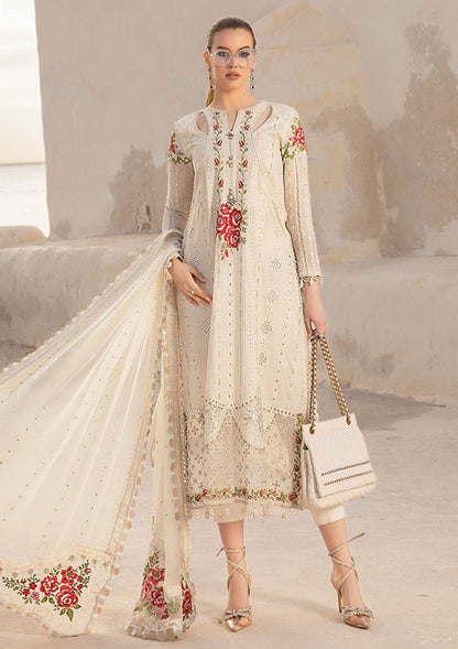 MARIA B PREMIUM EMBROIDERED COTTON - 3 PC UNSTITCHED
