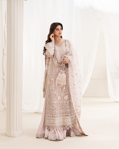 FAIZA SAQLAIN LUXURY EMBROIDERED ORGANZA - 3 PC UNSTITCHED