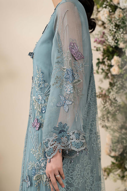 MARIA B LUXURY EMBROIDERED CHIFFON ADDA WORK - 3 PC UNSTITCHED