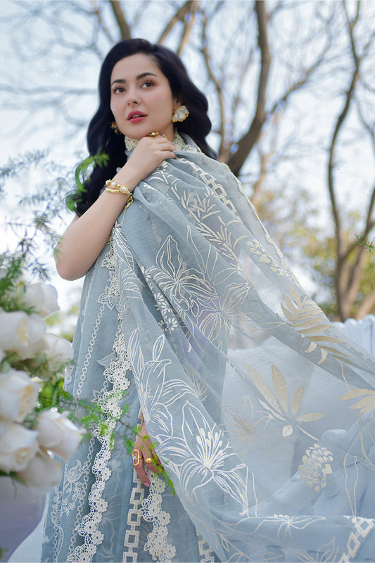 RANG RASIYA LUXURY EMBROIDERED LAWN - 3 PC UNSTITCHED
