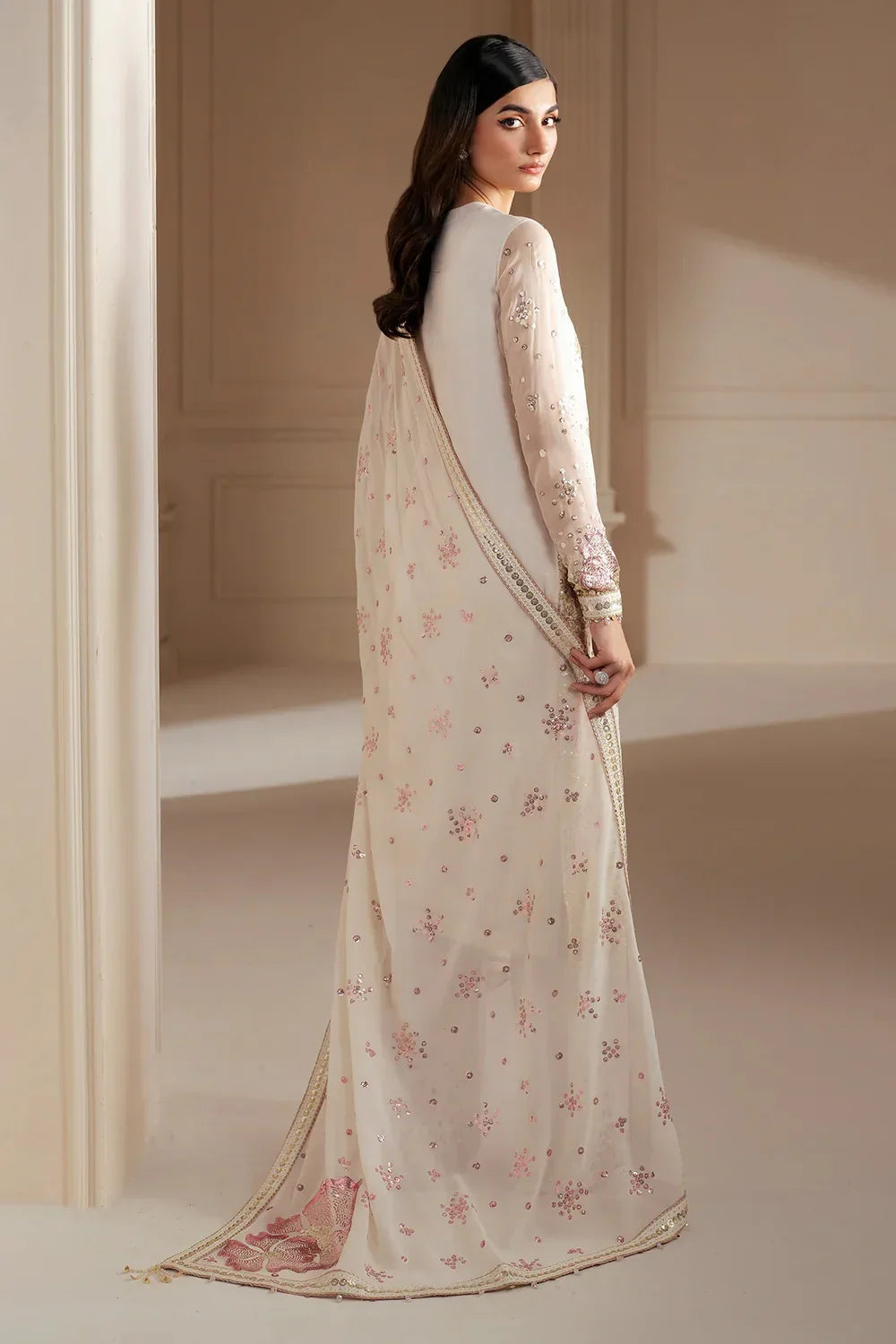 JAZMIN LUXURY EMBROIDERED CHIFFON - 3 PC UNSTITCHED