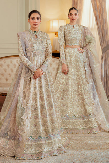 BAROQUE CHANTELLE LUXURY EMBROIDERED NET - 3 PC UNSTITCHED
