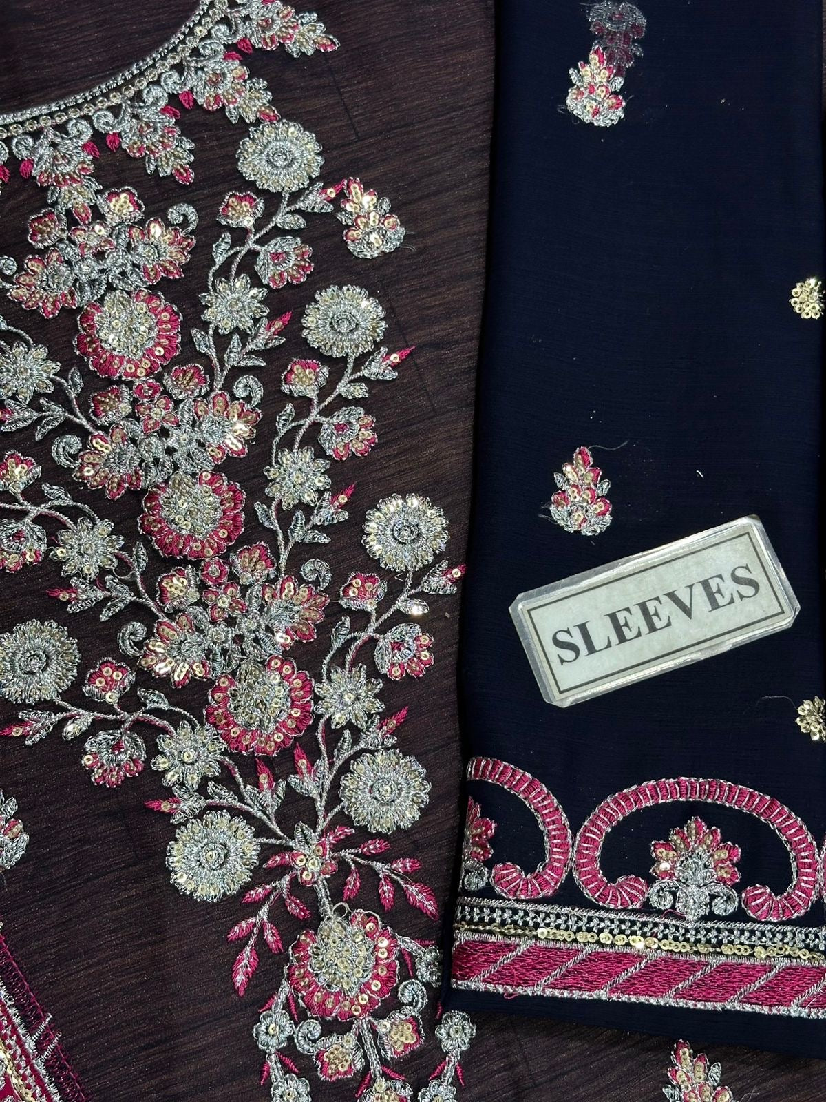 ASIM JOFA EMBROIDERED CHIFFON - 3 PC UNSTITCHED